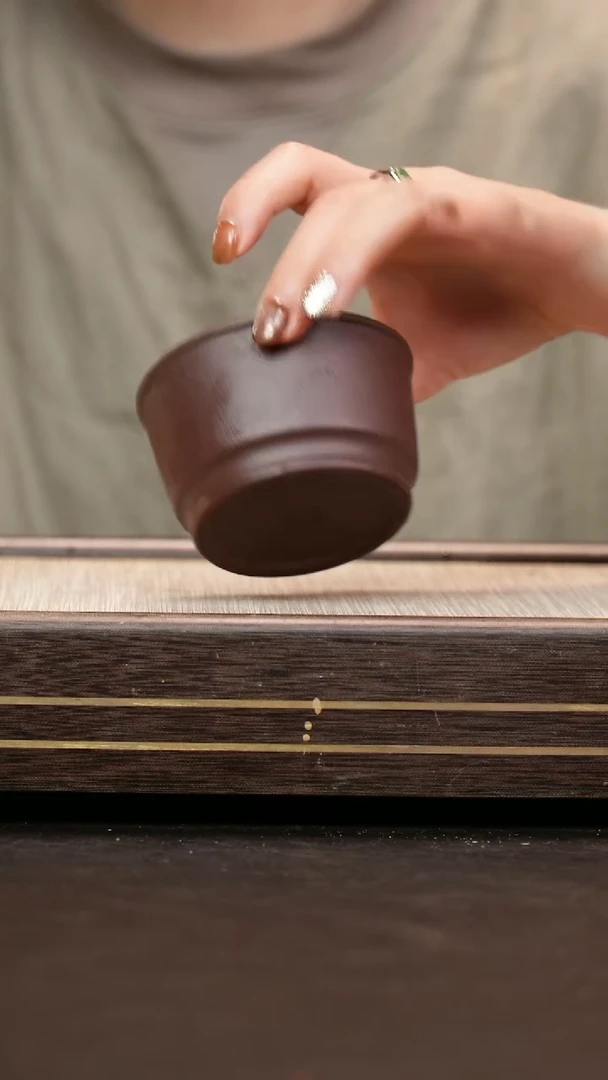 茶壶紫砂四号井底槽清 宽口杯