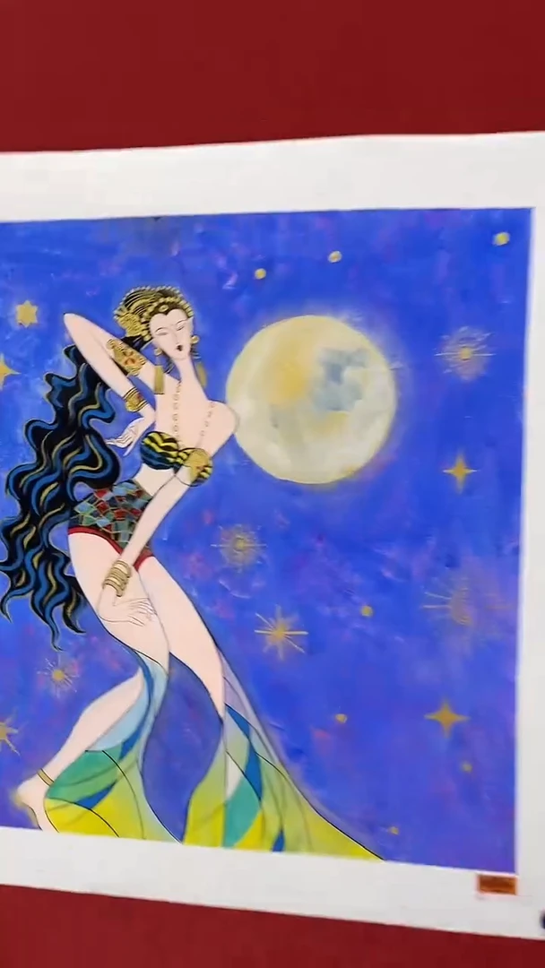 国画杨风顺-4平尺-人物-补书