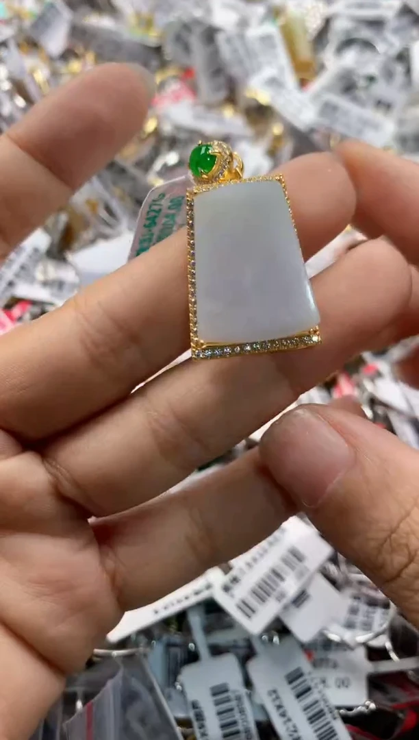 银S925镶嵌戒指翡翠11      61