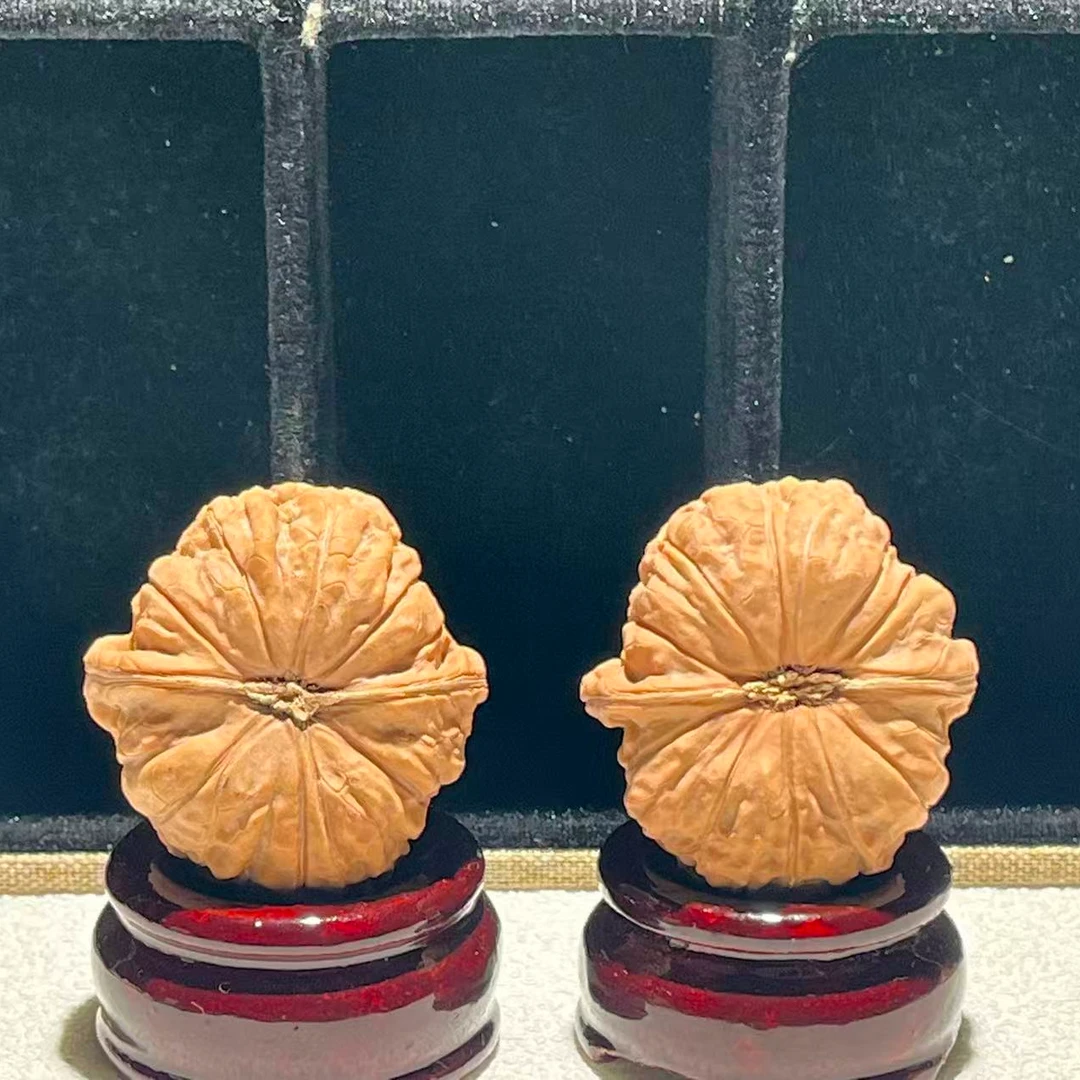 2025新果头茬『南瓜墩』文玩核桃（全品白茬）
