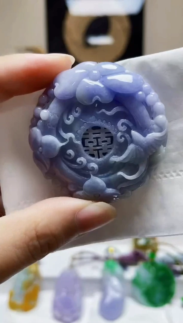 未镶嵌定制翡翠吊坠186