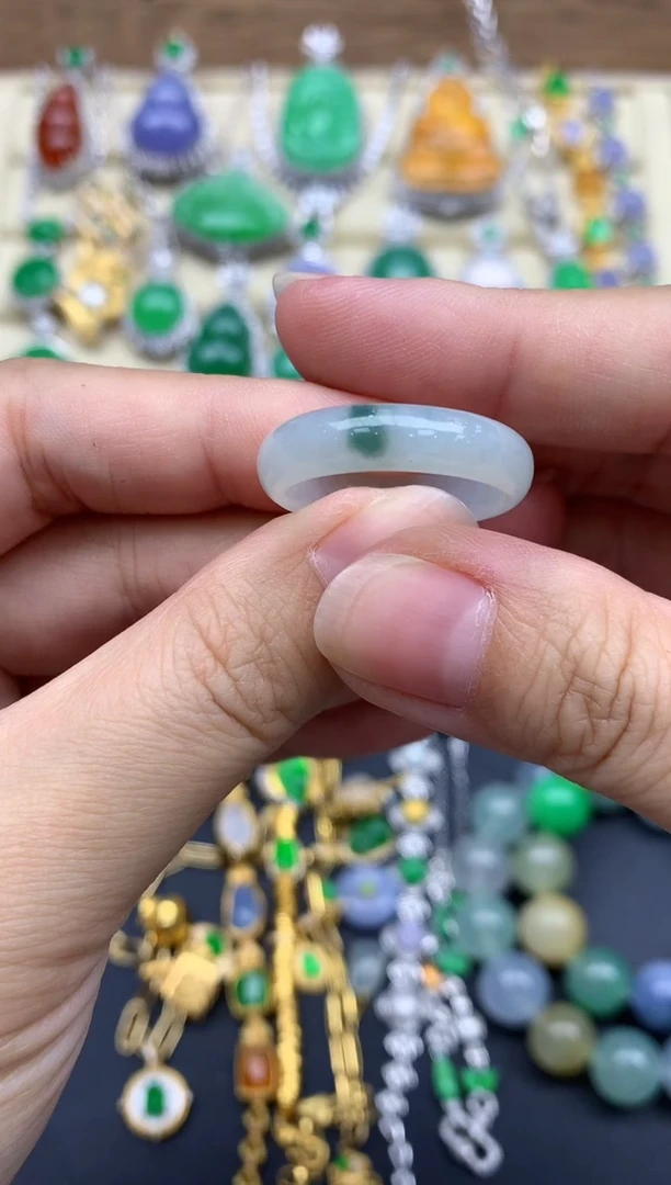 翡翠戒指未镶嵌115-春日珠宝