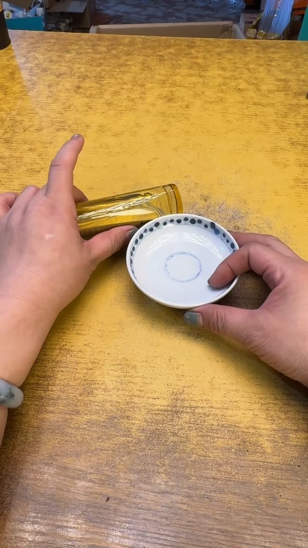 瓷器瓷器瑕疵瑕疵133卡金碗