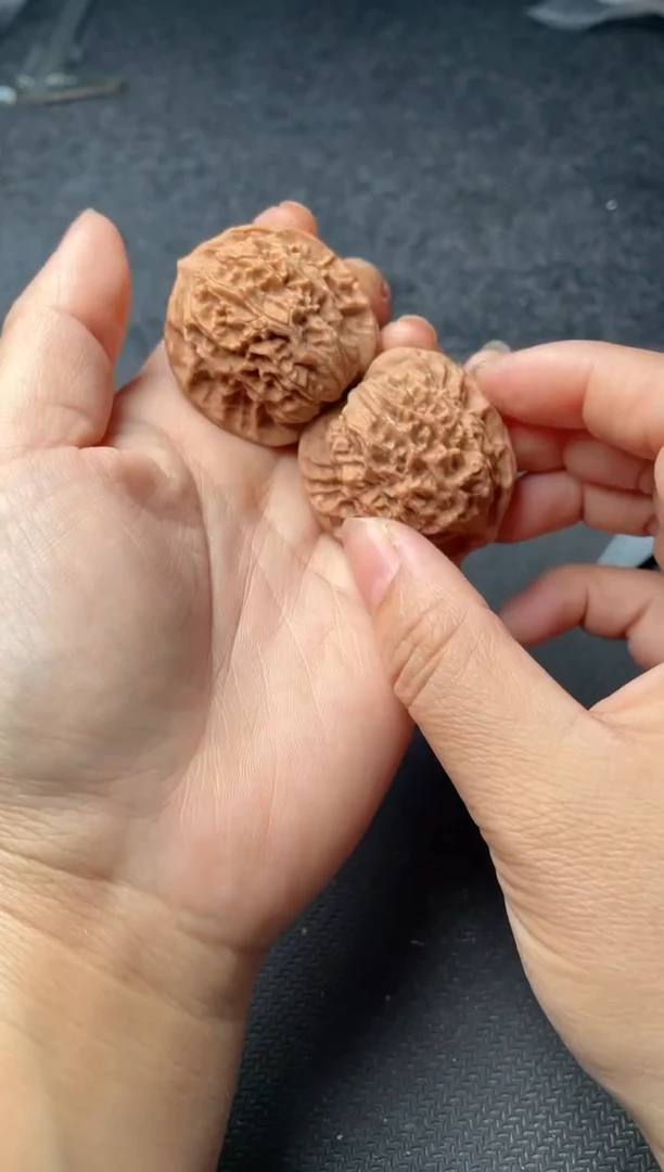 把件文玩核桃w55  盘龙纹 37尺