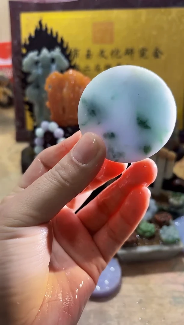 未镶嵌挂件翡翠A货常星8193