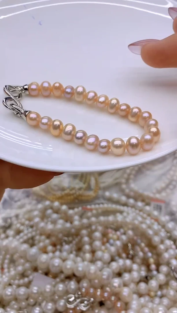 未镶嵌1淡水珍珠手串