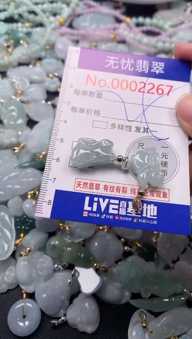 吊坠(不含链)未镶嵌翡翠2267