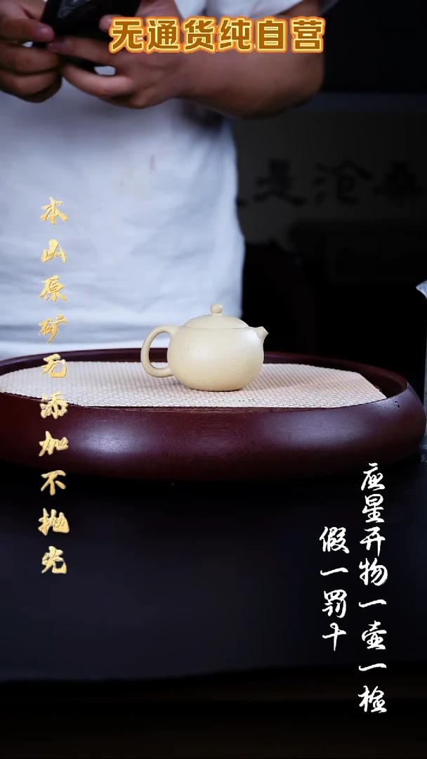 茶壶紫砂大水潭嫩本绿 全手工西施 150cc