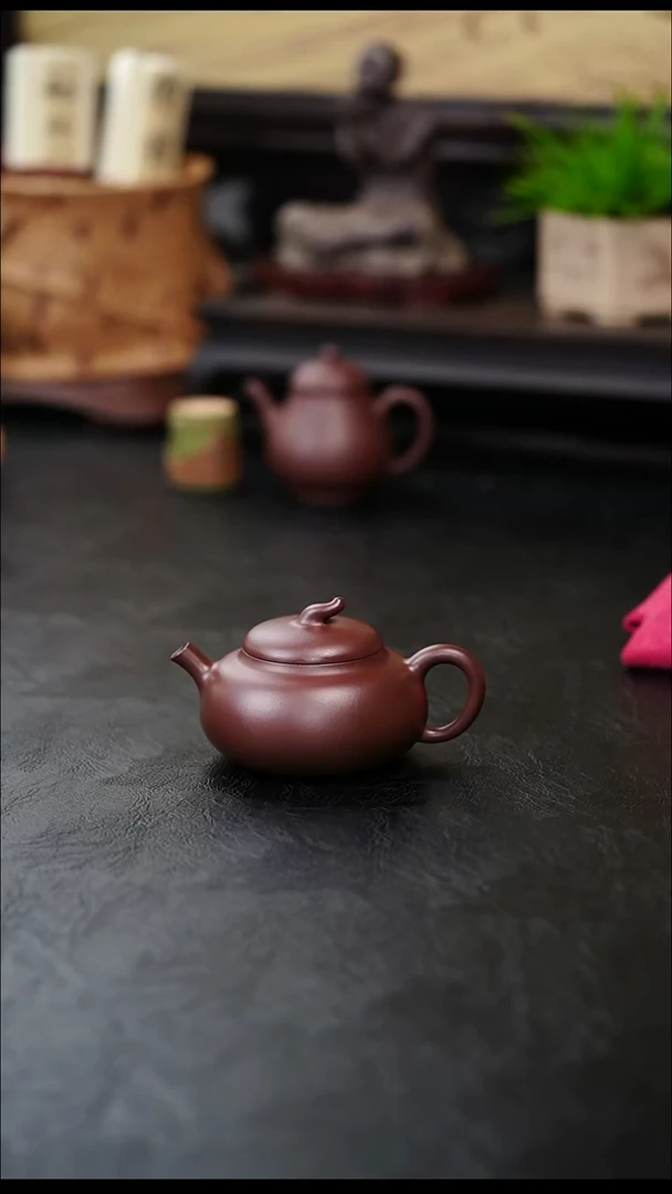 茶壶紫砂爱*者钱小军茄瓜