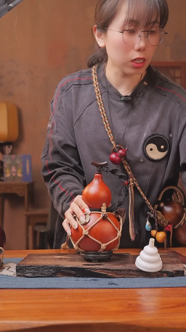 1816号链接精品大漆葫芦现货现发[一物一拍]