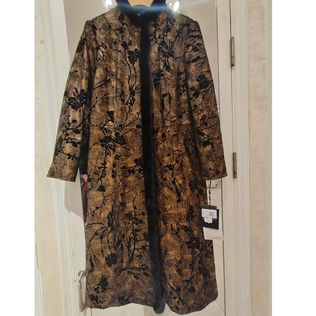 【毕节银开百货】C57587女士中老年加绒加厚风衣外套