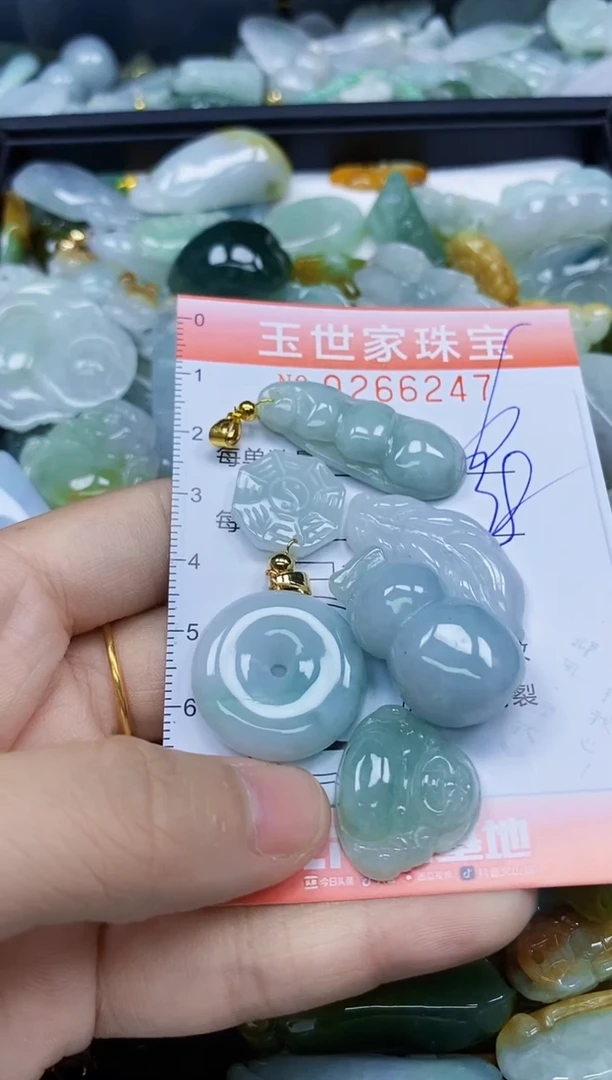 翡翠未镶嵌颈饰闪购0266247多样性发其一