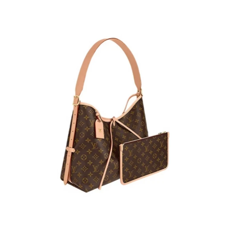 99新 LouisVuitton/路易威登 Carryall小号/中号包包