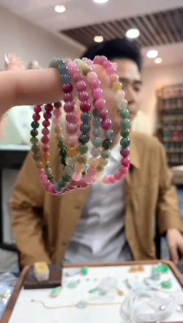 【闪购商品】碧玺手串未镶嵌手串多样性发货1件