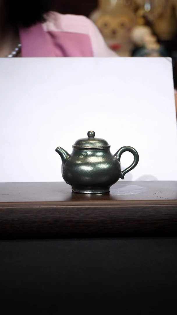 茶壶紫砂贝壳烧潘壶140毫升