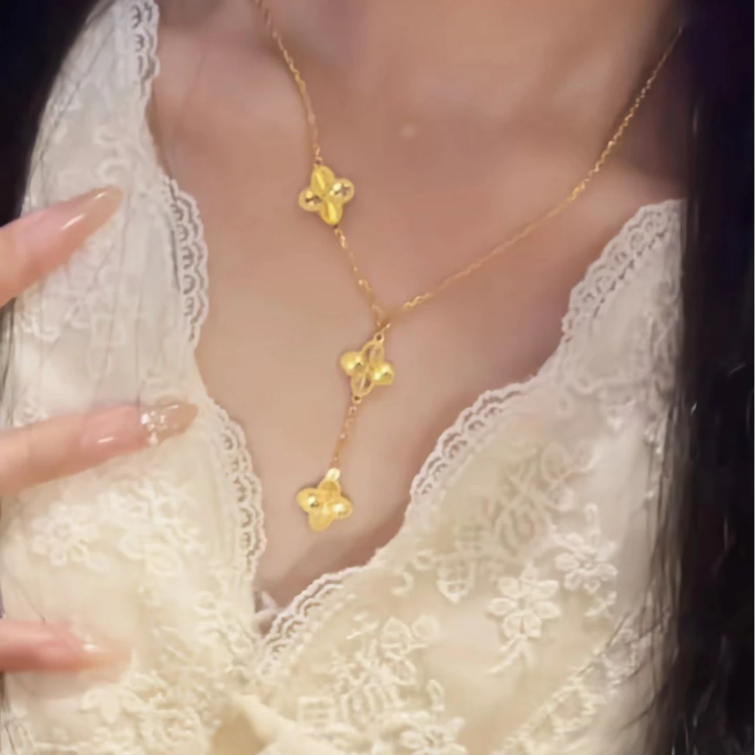 铜合金布艺项链 189五花项链