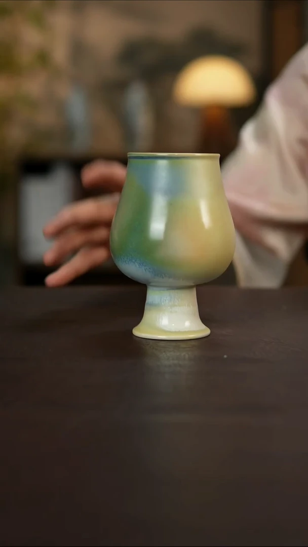 杯景德镇陶瓷杯碗柴烧多人