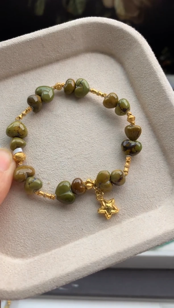 未镶嵌绿松石手串茜.F69