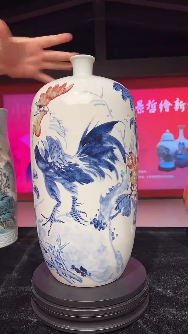 其他瓷崔景哲-瓷器-B中-花团锦簇