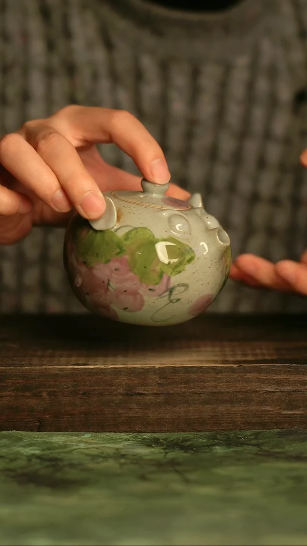 青诗集手工手绘瓷器青诗集手工手绘瓷器