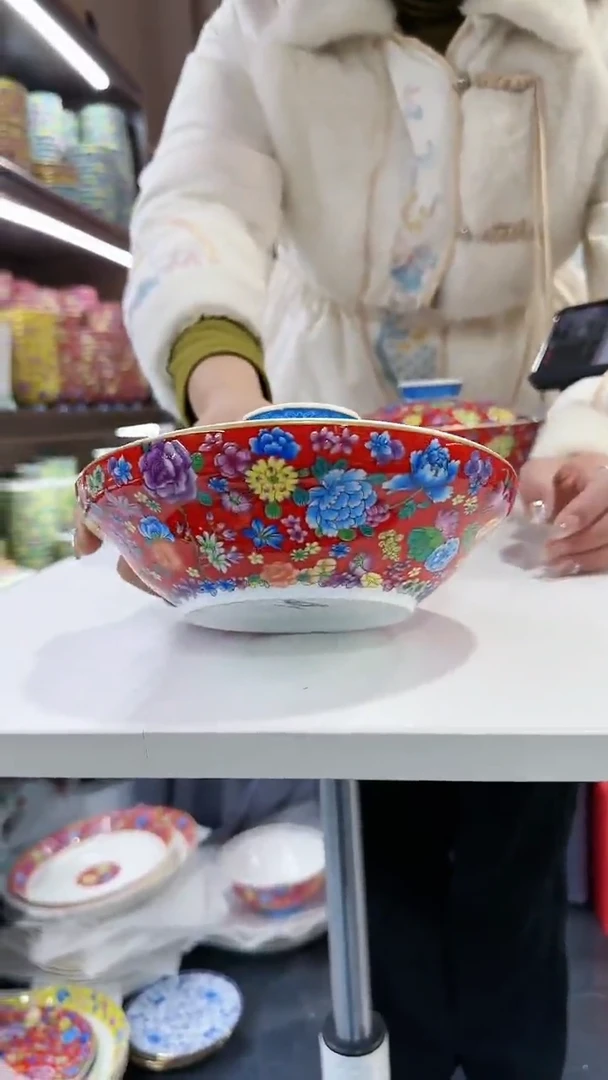 【闪购商品】瓷片7英寸【盖盘】1个景德镇陶瓷