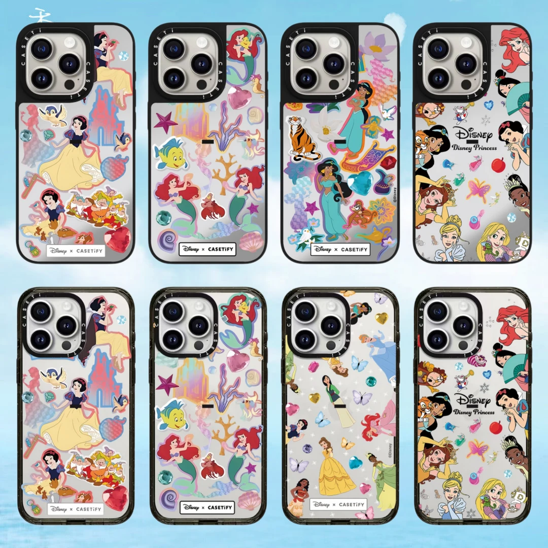 【迪士尼公主-1】苹果17AI键电容版适用于iPhone17ProMax手机壳16