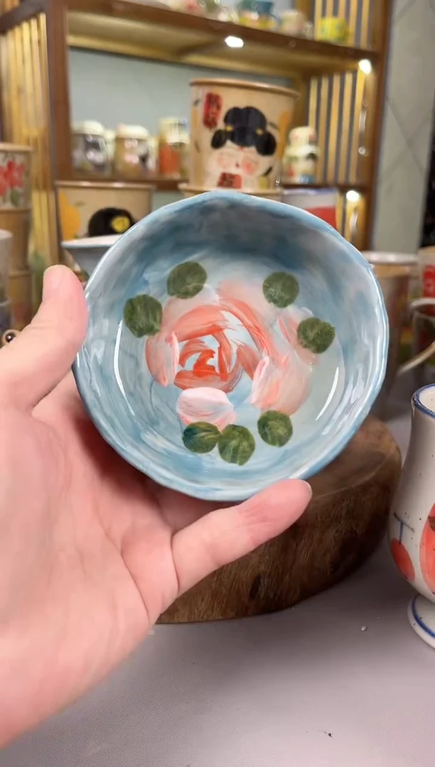 【闪购商品】瓷片景德镇手绘高温釉下彩陶瓷