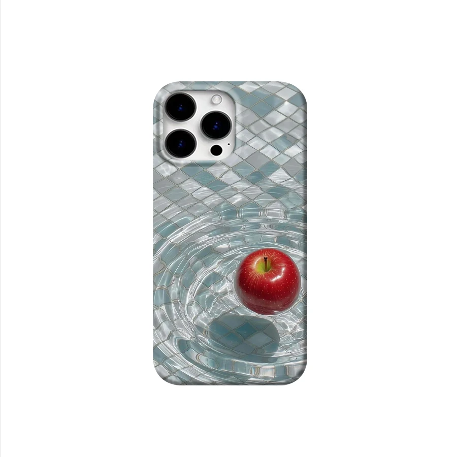 水中苹果适用于苹果iPhone16promax简约iPhone15pro14pro13promax
