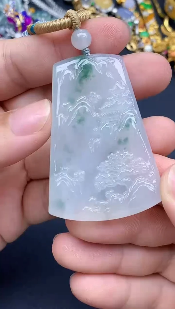 颈饰未镶嵌翡翠124-春日珠宝