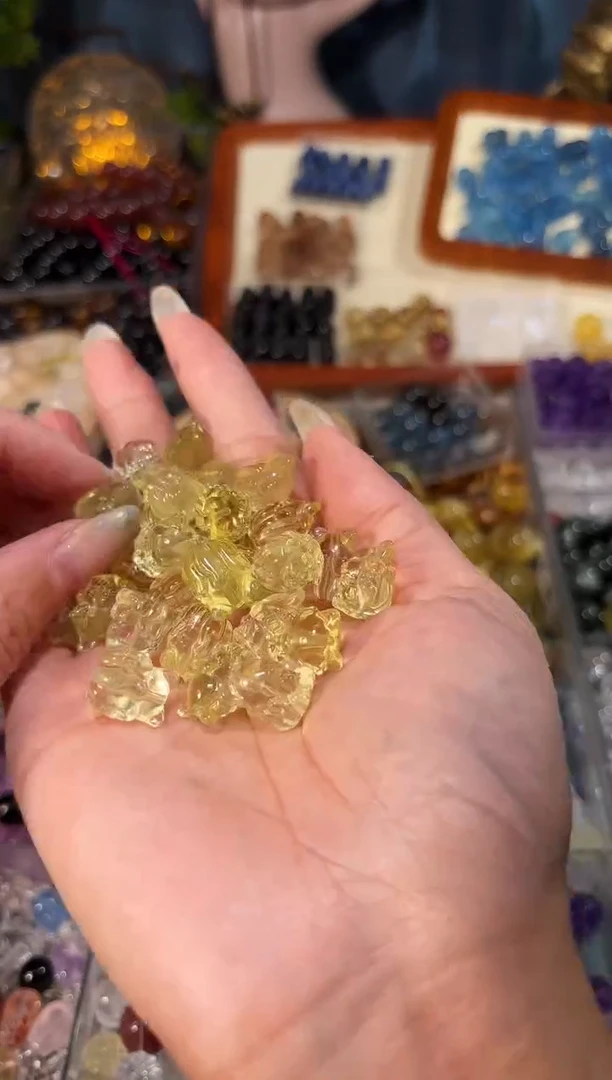 【闪购商品】水晶手链未镶嵌黄水晶凤九单个