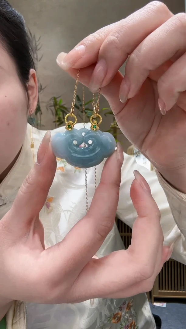 【闪购商品】翡翠耳饰未镶嵌吊坠