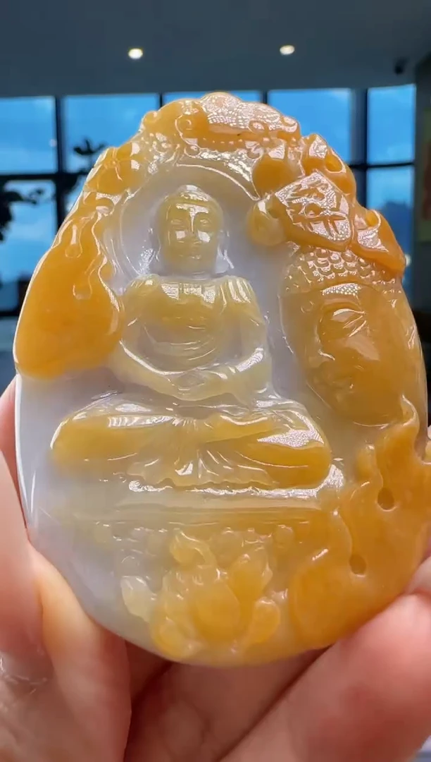 翡翠未镶嵌颈饰YJ@@960Q3J18748