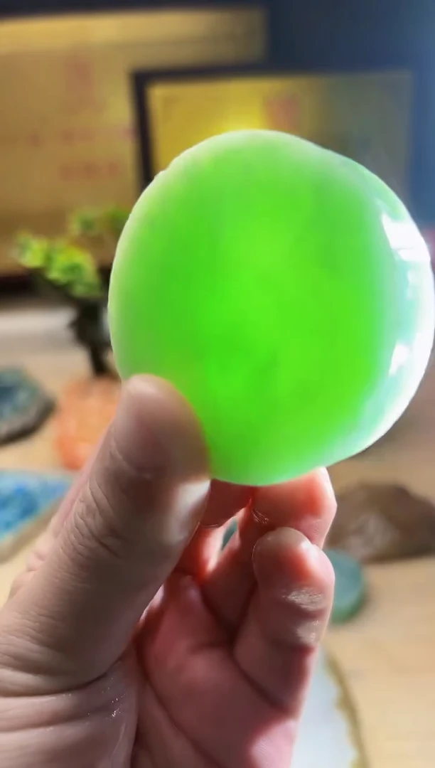 翡翠挂件未镶嵌A货张麦9783