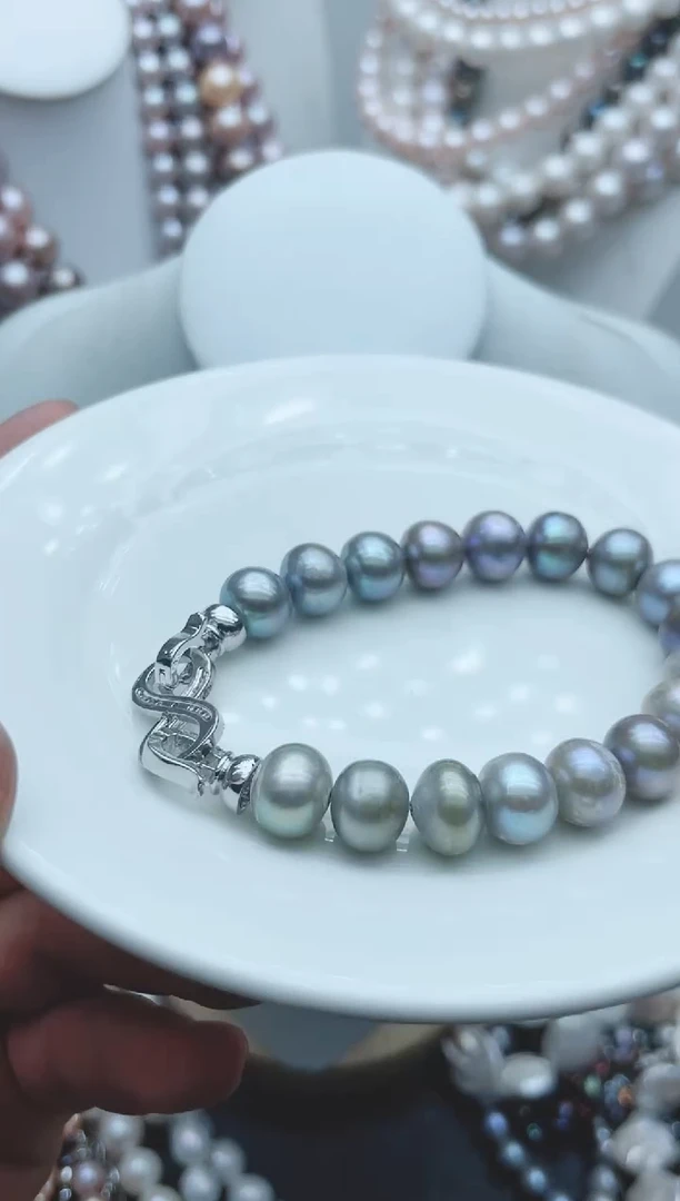 【闪购商品】淡水珍珠颈饰钛钢1