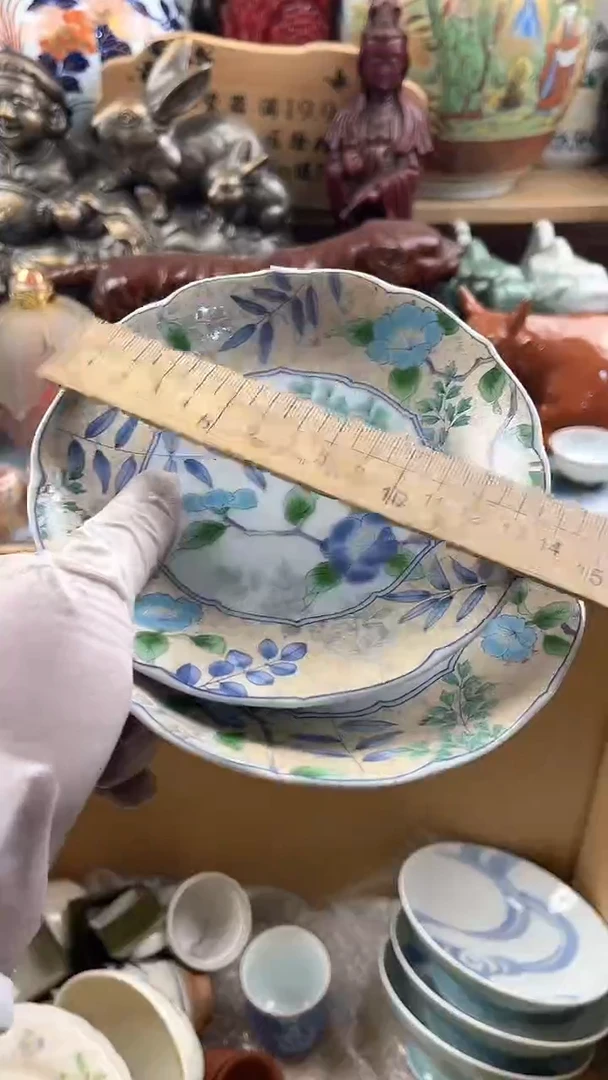 瓷片延****楼英歌瓷器满19.9包邮