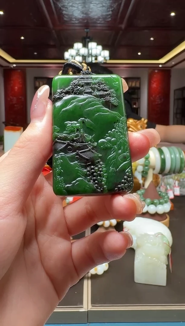 未镶嵌和田玉挂件by
