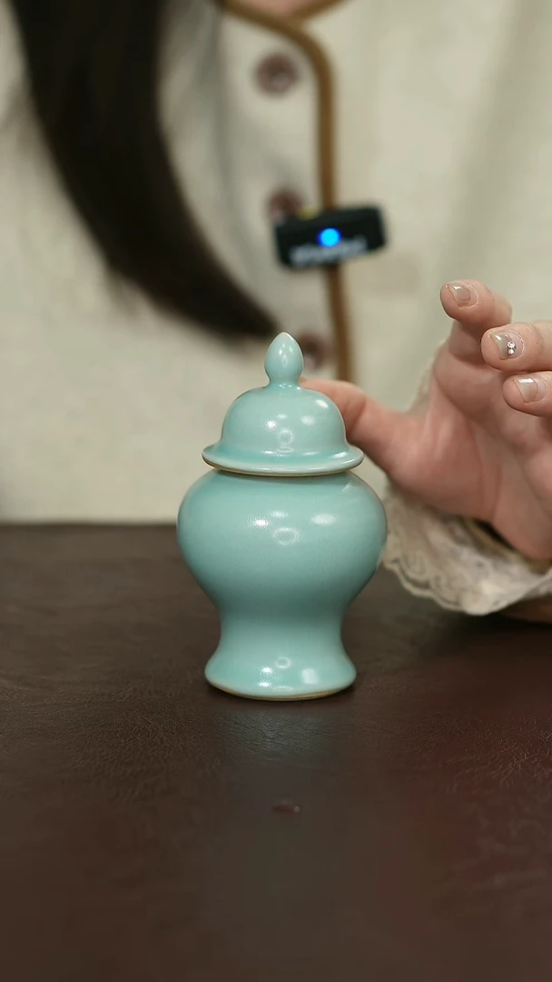 摆件陶原矿原釉汝宋汝瓷