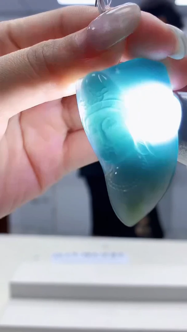 定制翡翠未镶嵌5145lr- 毛货挂件72