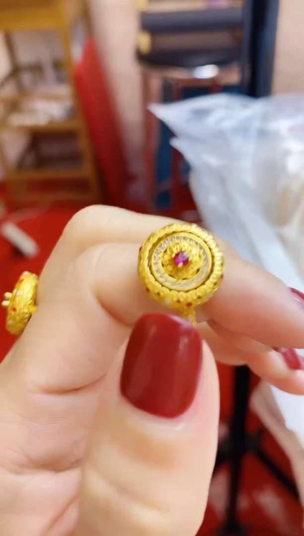 合金无002宝项花戒指