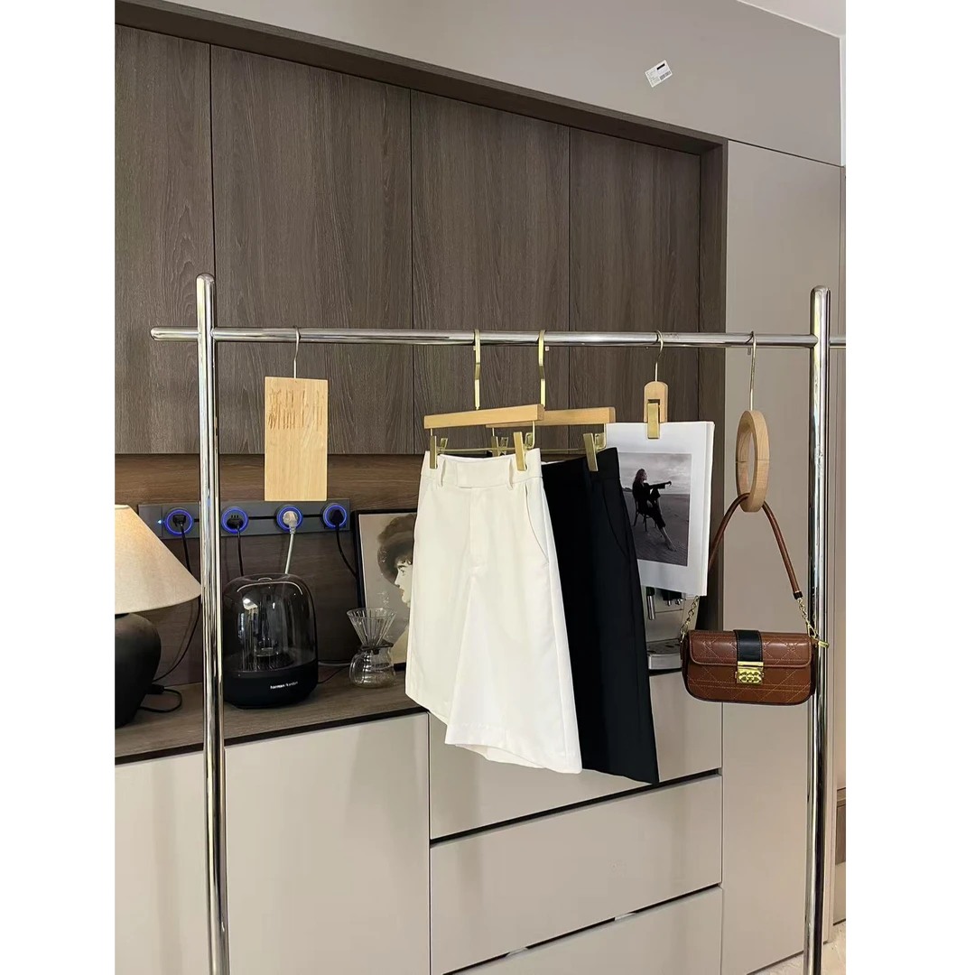 休闲夏装五分女裤遮肉显瘦老钱风