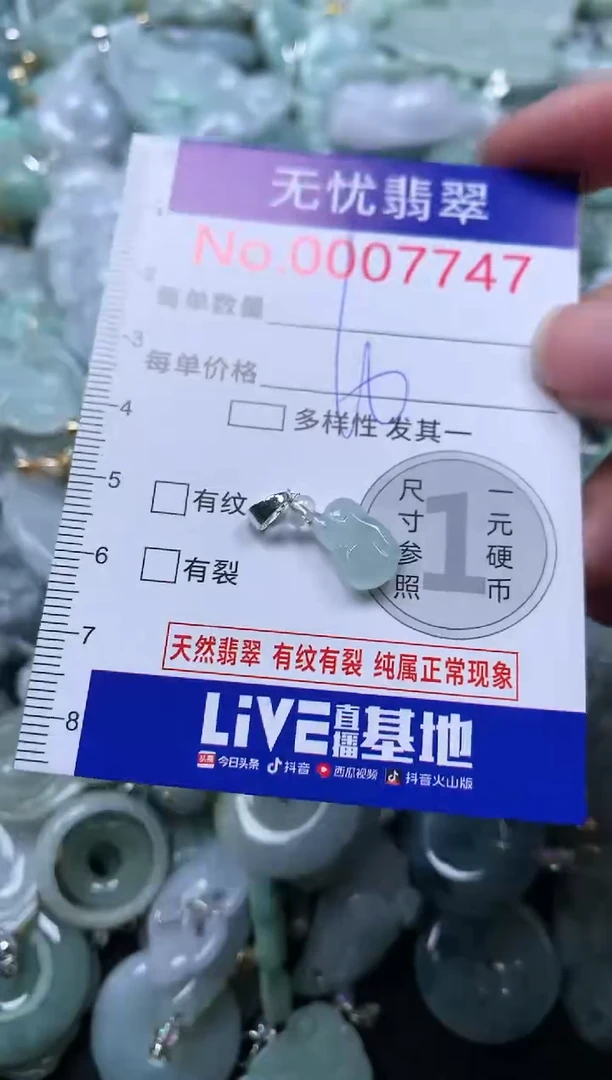 颈饰未镶嵌翡翠7747