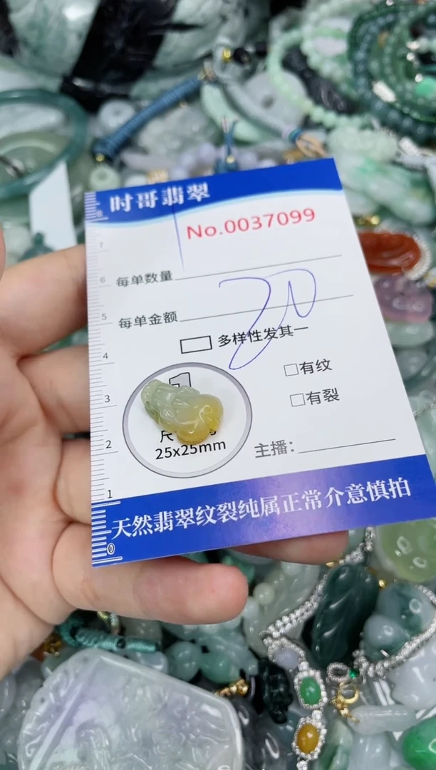 翡翠未镶嵌颈饰闪购商品0037099  多样性发其一