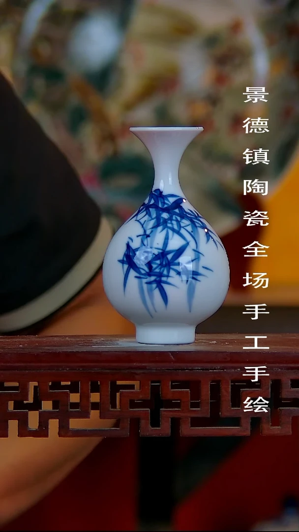 摆件手景德镇陶瓷 全场手工绘