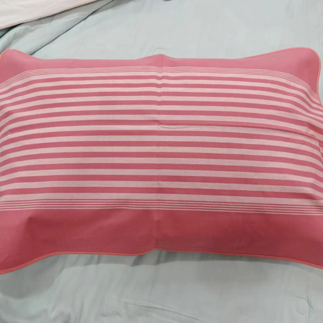 新款老粗布枕巾亲肤透气一对