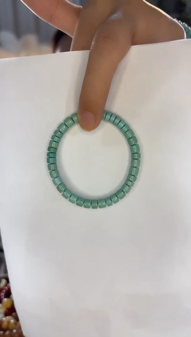 未镶嵌绿松石手串绿松石高瓷高品质手串