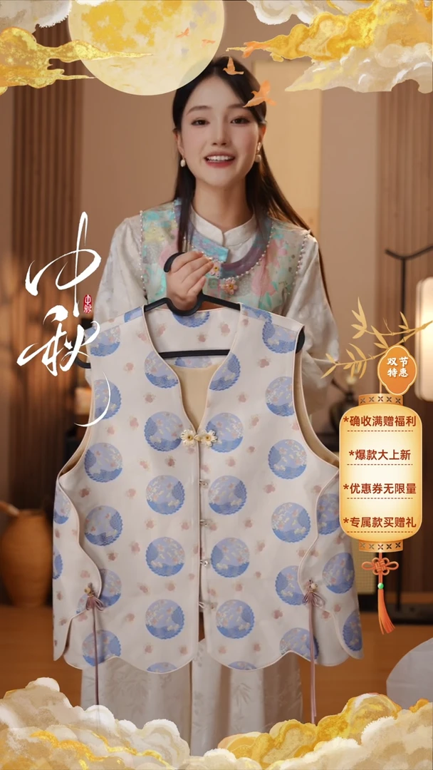 桑蚕丝张国权 蝙蝠寿桃 小码