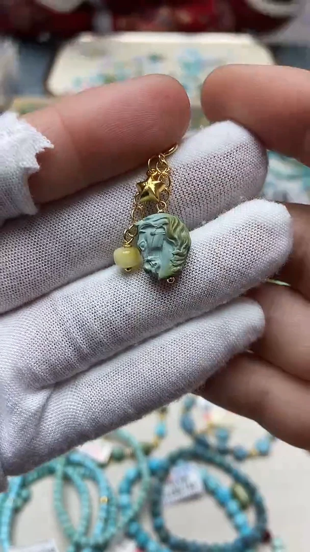 未镶嵌绿松石挂件98