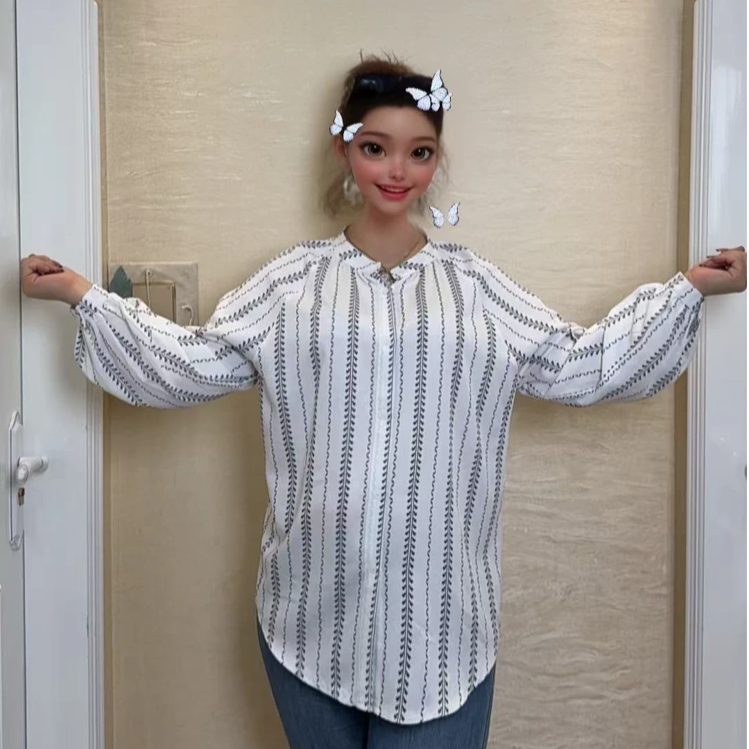 新疆包邮舒适印花衬衫