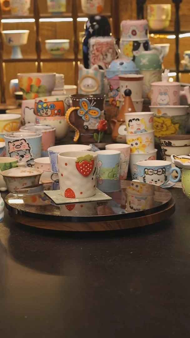 景德镇釉下彩绘设计师款式陶瓷