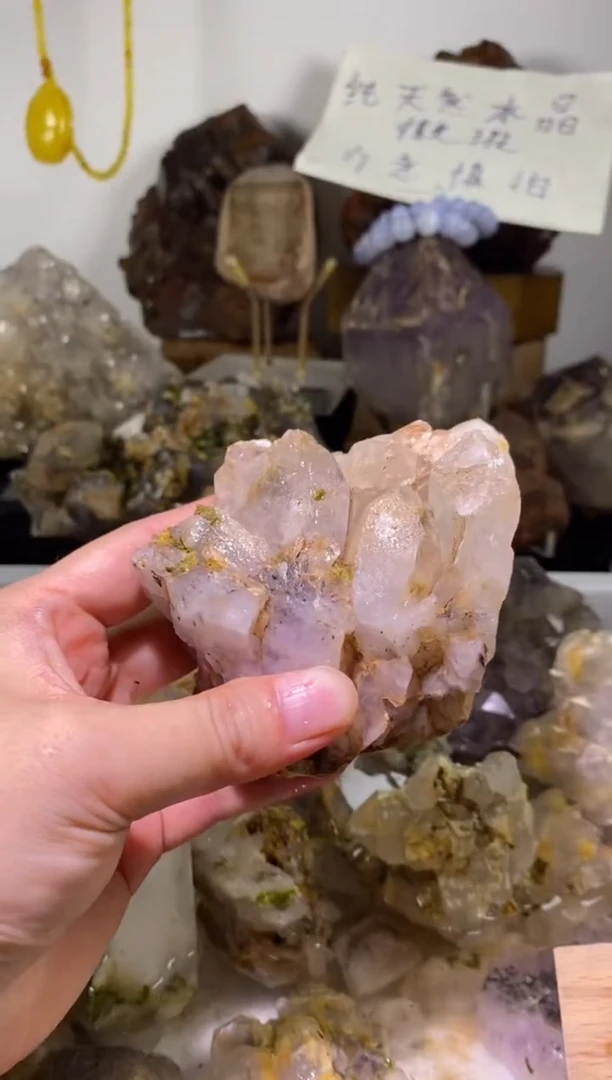 未镶嵌珠宝半成品水晶13号515g四川超七花园水晶
